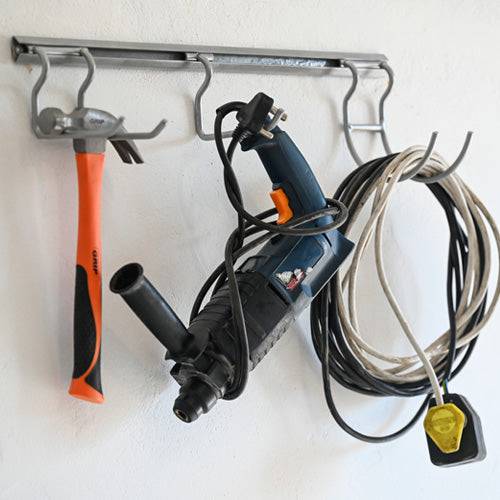 Garage Bundle Deluxe DIY 3 Bay 6 Level with Hook & Rail & Containers - Garage Guys